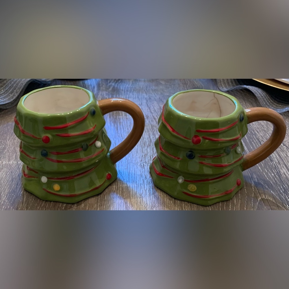 Christmas Tree 3D Mug Green Threshold Coffee Cup